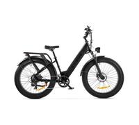 ENGWE E26 ST Fatbike Électrique - Cadre Bas - 26 Pouces - Moteur 250W - 7 Vitesses - Autonomie 140 km - Noir