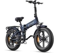 ENGWE Engine Pro 2.0 Vélo électrique pliant 250W Bleu - Batterie 48V 16Ah, pneus 20x4.0, jusqu’à 110 km d’autonomie, freins hydrauliques Bleu