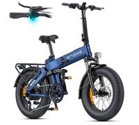 ENGWE Engine Pro 3.0 Boost - Vélo Electrique Pliable 20"" - Batterie 48V15Ah - Autonomie 130 km - Frein à Huile Hydraulique, Bleu
