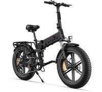 ENGWE - ENGINE X - Vélo électrique pliable - Autonomie 100km - Batterie 48V13Ah - Tout suspendu - 7 vitesses - Noir
