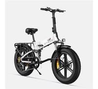 ENGWE Engine X Vélo électrique pliant 250W - Batterie 48V13Ah, pneus 20"x4.0" , autonomie jusqu’à 120 km, freins à disque 160 mm - Blanc Blanc