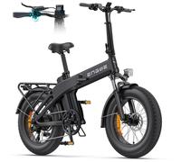 ENGWE EP-2 3.0 BOOST - Vélo électrique Pliable 20"" - Batterie 48V13.5Ah - Autonomie 100 km - Frein à huile hydraulique, Noir