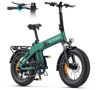 ENGWE EP-2 3.0 BOOST - Vélo électrique Pliable 20"" - Batterie 48V13.5Ah - Autonomie 100 km - Frein à huile hydraulique, Vert
