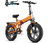 Engwe Ep-2 Boost - Vélo Électrique Pliable 20" - 48v 13ah - Autonomie 100km - Avec Amortisseur Avant - Vtc Fat Bike - Orange