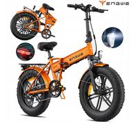 ENGWE EP-2 BOOST - Vélo électrique Pliable 20"" - Batterie 48V 13Ah - Autonomie 100km - Avec Amortisseur avant - VTC Fat bike, n