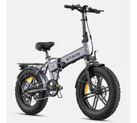 ENGWE EP-2 Boost, Vélo électrique pliant, batterie 48 V 13 Ah amovible, jusqu’à 120 km, pneus larges 20 x 4,0 pouces (50 x 10,2 cm), 7 vitesses pour tout terrain - Gris