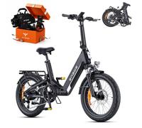 ENGWE L20 3.0 Boost Velo Electrique avec APP, Vélo électrique | Batterie 48V 13,5 Ah jusqu'à 135 km, Capteur de Couple et Freins Hydrauliques, Pneus 20*3.0, 2 Heures de Charge