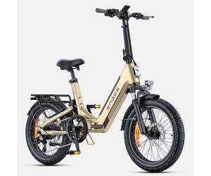 ENGWE L20 3.0 Boost Vélo électrique avec application, batterie 48 V 13,5 Ah, autonomie jusqu’à 135 km, capteur de couple et freins hydrauliques, pneus 50 x 7 cm, charge en 2 h 30 - Or