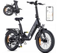 Engwe L20 3.0 Boost - Vélo Électrique Pliable 20 Pouces - Batterie Amovible 48 V 13,5 Ah - Autonomie 135 Kilomètres - Vitesse Maximale 25 Kilomètres Par Heure - Freins À Disque Hydrauliques - Noir