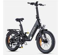 ENGWE L20 3.0 Boost Vélo électrique pliant 48V 13,5Ah - 20"x3.0" pneus, moteur 75Nm, autonomie jusqu’à 120 km, freins hydrauliques - Noir Noir