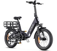 ENGWE L20 3.0 Pro Velo Electrique avec APP&IOT, Vélo électrique | Batterie 48V 15Ah jusqu'à 160km, Capteur de Couple et Freins Hydrauliques, Pneus 20*3.0, 2 Heures de Charge