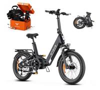 ENGWE L20 3.0 Pro Velo Electrique avec APP&IOT, Vélo électrique | Batterie 48V 15Ah jusqu'à 160km, Capteur de Couple et Freins Hydrauliques, Pneus 20*3.0, 2 Heures de Charge