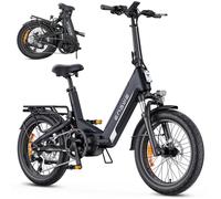 ENGWE L20 3.0 Pro - Vélo Électrique Pliable 20"" - Batterie Amovible 48V15Ah - Autonomie 120km - Frein à disque hydraulique - Noir