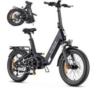 Engwe L20 3.0 Pro - Vélo Électrique Pliable 20 Pouces - Batterie Amovible 48 V 15 Ah - Autonomie 120 Kilomètres - Noir Multicolore