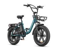 ENGWE L20 BOOST - Vélo électrique 20"" - Autonomie 140km - Batterie Amovible 48V13Ah - Moteur 250W - 7 vitesses - VTC Fat bike,bleu