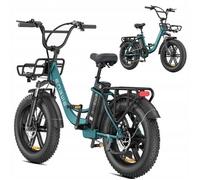 ENGWE L20 BOOST Vélo Électrique 20"" Fat Bike Assistance Pédalage Batterie Amovible 48V 13Ah Autonomie 140 km Usage Urbain, Vert