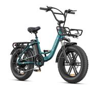 ENGWE L20 BOOST Vélo Électrique 20"" Fat Bike Assistance Pédalage Batterie Amovible 48V 13Ah Autonomie 140 km Usage Urbain, Vert