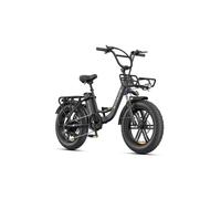 ENGWE L20 Boost Vélo électrique avec batterie 48 V 13 Ah, 20 x 4,0 po, transmission 7 vitesses avec écran LCD, moteur 250 W et vitesse 25 km/h, autonomie jusqu’à 120 km - Noir