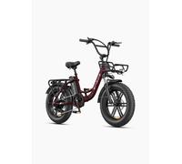 ENGWE L20 Boost Vélo électrique avec batterie 48 V 13 Ah, 20 x 4,0 pouces, 7 vitesses avec écran LCD, moteur 250 W et 25 km/h, autonomie 120 km - Rouge