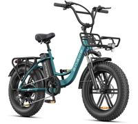 ENGWE - L20 BOOST - Vélo électrique pliable - Autonomie 120km - Batterie 48V13Ah - Tout suspendu - 7 vitesses - Vert