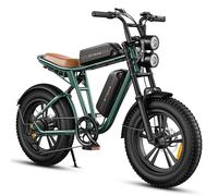 Engwe M20 - Vélo Électrique 20" - Autonomie 120km - Batterie 48v26ah - Tout Suspendu - Shimano 7 Vitesses - Vtt Fat Bike, Vert