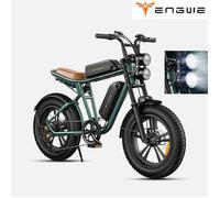 ENGWE M20 - Vélo Électrique 20"" - Autonomie 121km - Batterie 48V26Ah - Tout suspendu - Shimano 7 vitesses - VTT fat bike