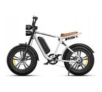 ENGWE M20 - Vélo Électrique 20"" - Autonomie 75km - Batterie 48V13Ah - Tout suspendu - Shimano 7 vitesses - VTT fat bike, blanc
