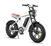ENGWE M20 Vélo électrique pour Homme avec pneus Fat Tire 20" x 4,0" 48 V 13 Ah Longue portée 50 km à 100 km 7 Vitesses (Blanc)