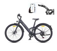 Engwe N1 Air St - Vélo Électrique 28 Pouces - Autonomie : 100 Kilomètres - Batterie 36 V 10 Ah - Moteur 250 W - Vitesse Maximale : 25 Km/H - Freins À Disque - Gris
