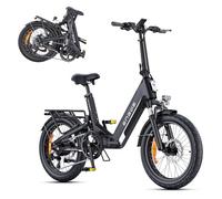 ENGWE Velo Electrique avec APP, Vélo électrique Batterie 48V 13,5 Ah jusqu'à 135 km, Capteur de Couple et Freins Hydrauliques, Pneus 20 * 3.0, 2 Heures de Charge (Noir)