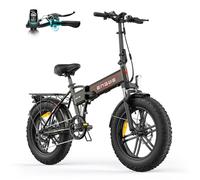ENGWE Vélo Électrique Pliable, Batterie 48V 13Ah Amovible EP-2 Boost | Autonomie de 50-120 km，20'' ×4.0'' Fat Tire 7-Speed E-bike for Any Terrain