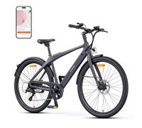 ENGWE Velo Electrique-Vélo électrique avec Batterie 36V 10Ah, VTT Homme Adulte avec Support de Couple, Transmission à 7 Vitesses avec APP et Bluetooth, BIS 100km,N1 AIR (Gris)