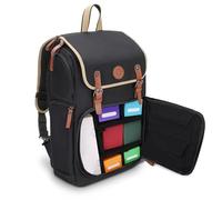 ENHANCE Designer Edition Sac à dos pour cartes à collectionner - Sac MTG avec espace pour classeur, boîte de rangement, support de tapis de jeu - Compatible avec Magic the Gathering, Pokemon, Lorcana