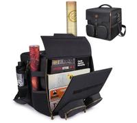 Enhance Gaming Tabletop Game Box Shoulder Bag Collapsible - Black (Small)
