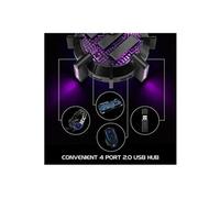 ENHANCE PRO Gaming Mouse Bungee - Concentrateur (hub) - 4 x USB 2.0 - de bureau