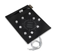 ENHANCE Roll on a Scroll Lanceur de Dés avec Set de 12 Dés 6 Faces (14 mm) - Étu