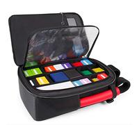 ENHANCE Sac à Dos MTG - Édition Collectionneur pour Boîtes de Jeu, Cartes Protégées, Tapis de Jeu, Accessoires MTG - Organisation Personnalisable avec Écran de Protection Intégré (Dragon Noir)
