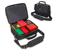 ENHANCE Sac de Voyage Bandoulière pour Cartes MTG avec Compartiments Séparateurs, Rangement pour Crayons, Dés et Jetons - Compatible avec Magic The Gathering, Jeux de Cartes Contre l'Humanité et Plus