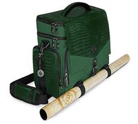 ENHANCE Sac de Voyage pour DND Edition Collector, Sac Compatible avec Les Figurines Donjons et Dragons, Porte-Tapis de Combat, Poches pour dés et Accessoires, Transporter 4 à 8 Livres (Dragon Vert)
