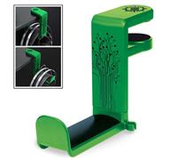 ENHANCE Support Casque Audio de Jeu ou de Musique avec Bras Pivotant à 360 Degrés, Pince de Fixation Format Universel pour Table et Bureau avec Rangement pour Câble Intégré - Vert