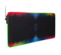 ENHANCE XXL Grand Tapis Souris RGB LED - Tapis De Souris XXL Gamer avec 7 Couleurs RVB, 3 Modes, Contrôle Intelligent, Surface Résistante À l'eau - (Multicolore) - Étendu - 81 X 35 cm
