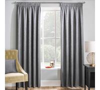 Enhanced Living Matrix Lot de 2 Rideaux Thermiques antibruit pour Salon et Chambre à Coucher - 229 x 137 cm - Gris argenté