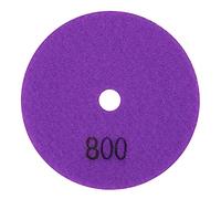 Enhanced Polishing Pad | 3 Inch Round Wet Polisher Tool for Granite/Marble/Concrete | High Strength Grinding Disc with 7 Grits, Long Service Life (800 Mesh)