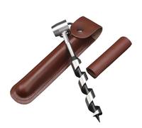 Enhanced Tools 10'' Hand Auger Wood Drill, Settlers Wrench for Efficient Drilling Outdoor Survival Gear