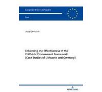 Enhancing The Effectiveness Of The Eu Public Procurement Framework