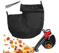 Enhon Sac Aspirateur Feuilles Compatible avec Einhell GE-CL 36 Li E-Solo, Sac Collecteur Laubsauger avec Raccord Carré, Tissu Non Tissé, Fermeture Éclair pour Déchets de Jardin, 10 Serre-câbles