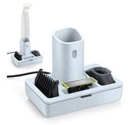 Enhon Station de chargement compatible avec rasoir électrique Norelco OneBlade 360, base de chargeur avec trous de drainage et fenêtre de panneau de charge pour manche de rasoir, lames et accessoires