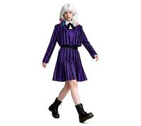 Enid Costume d'écolière pour filles, tenue de costumade Enid Sinclair pour femme, blazer violet, costume d'Halloween, fête costumée