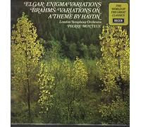 Enigma Variations / Variations On A Theme By Haydn - Elgar* / Brahms / Pierre Monteux And London Symphony Orchestra, The LP