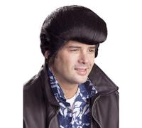 Enigma Wigs Men's Hawaii El-Vis Black One Size